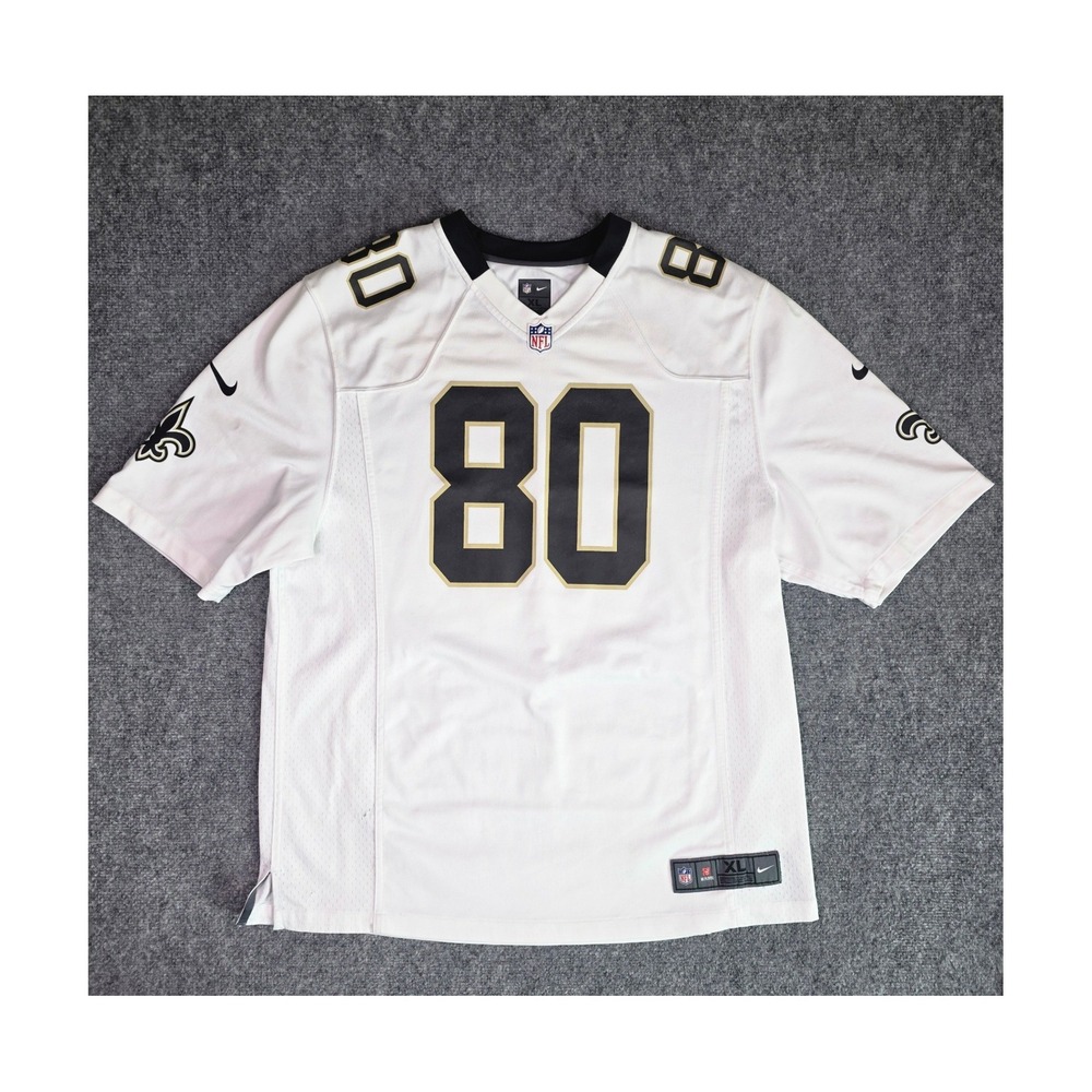 New Orleans Saints Jersey Mens XL Nike Jimmy Graham 80 White NFL On Field
